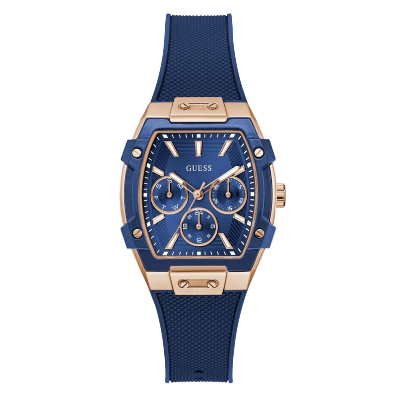 Guess Quarzuhr Quarz-Analoguhr Phoenix blau