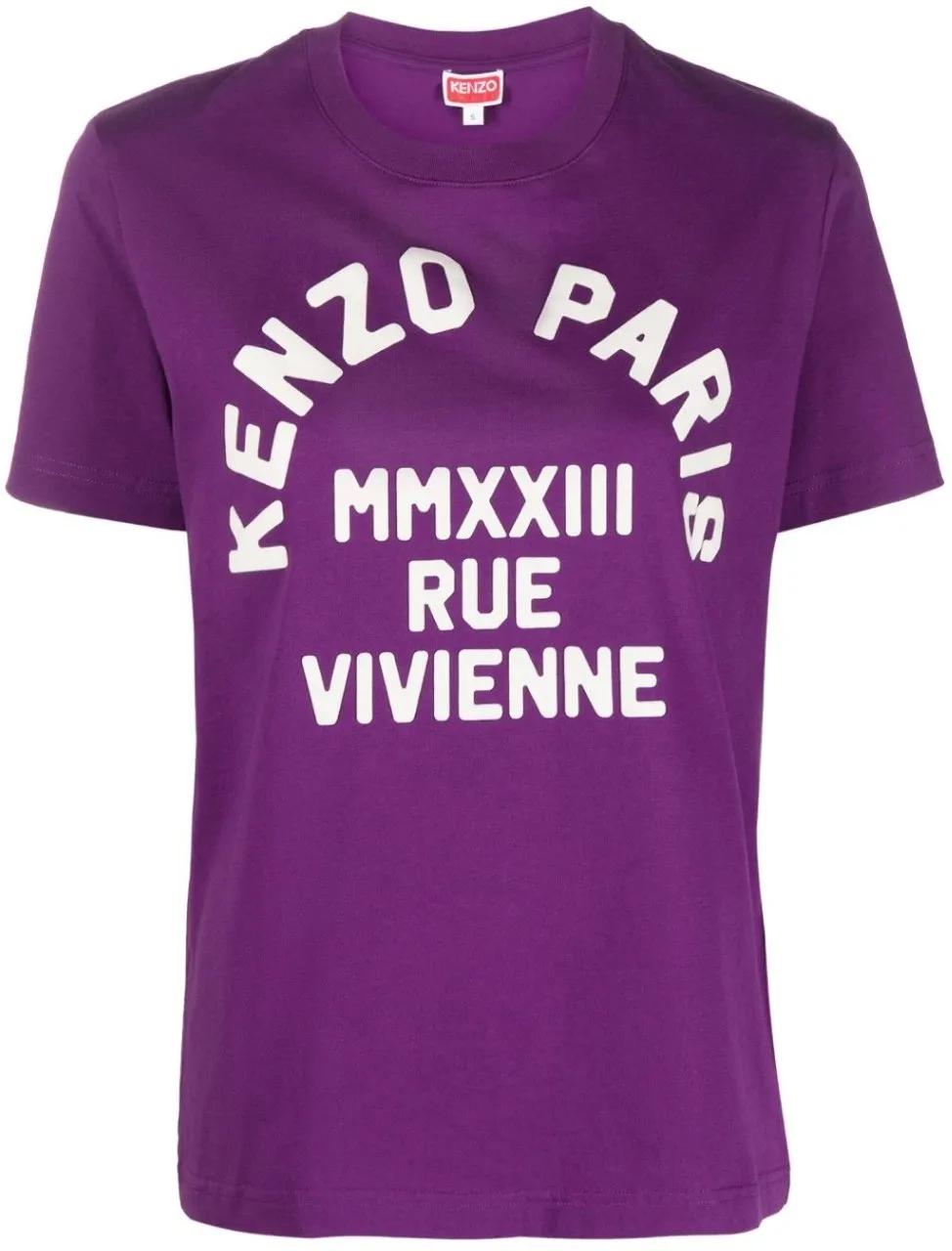 Thumbnail - Kenzo - Rue Vivienne Logo T-shirt - Größe S - orange