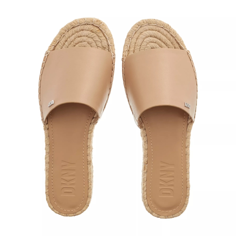 DKNY Slides Camillo Platform Slide Espadrille New Nude(Image 4)