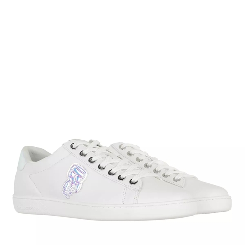 Karl Lagerfeld KUPSOLE II Karl Ikonic Lo Lace White Leather/Iridescent lage-top sneaker