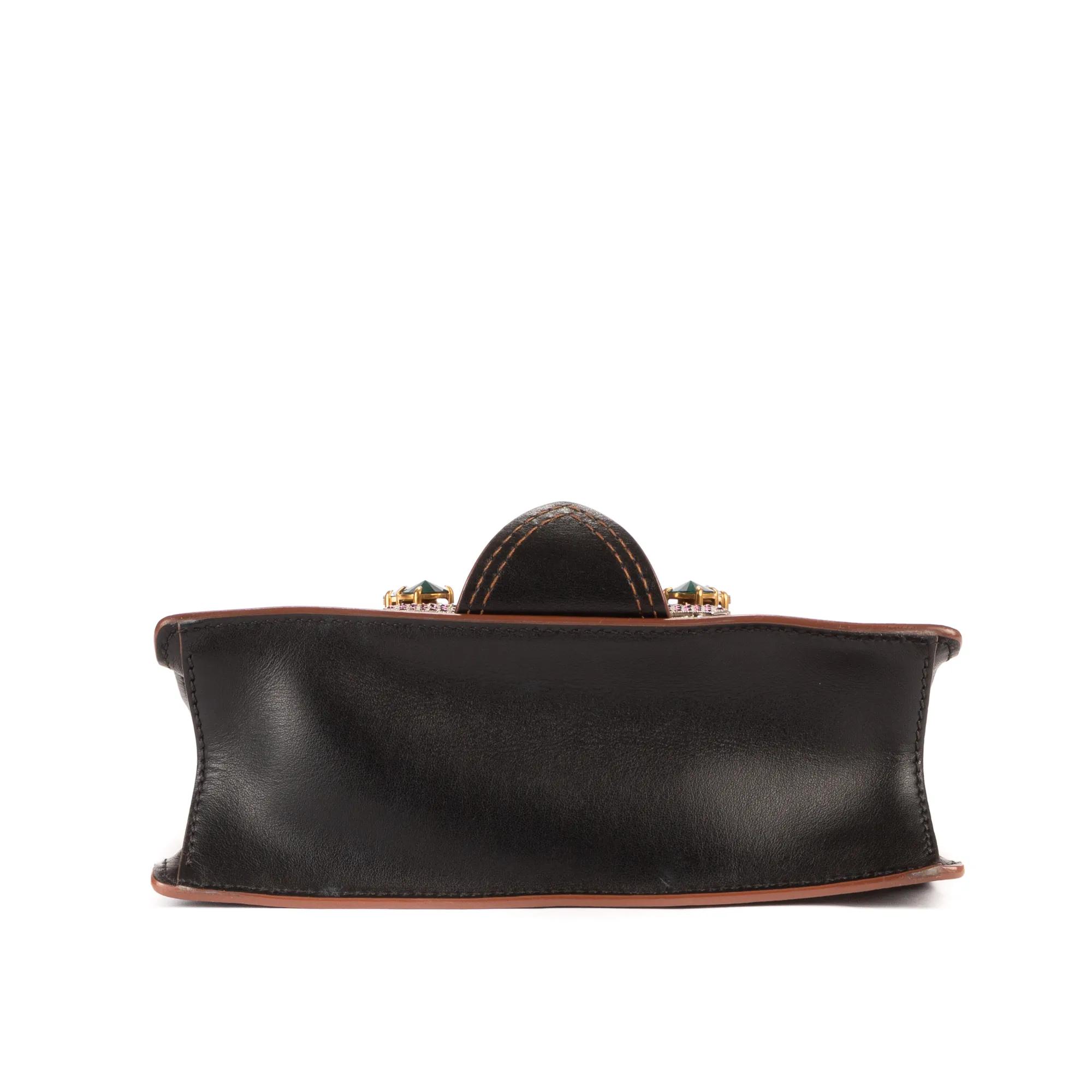 Thumbnail - Miu Miu Crossbody Bags - Madras Lady Buckle Flap - Gr. unisize - in Schwarz - für Damen