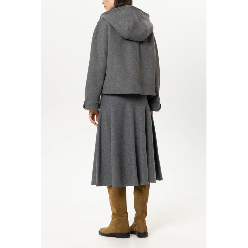 Luisa Cerano Windjack Outdoorjacke aus Woll-Mix heather grey(Image 4)