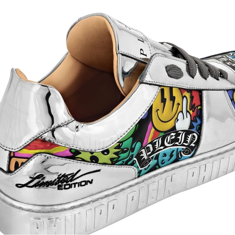 Philipp Plein Low-Top-Sneaker Sneaker Smile silber(Image 2)