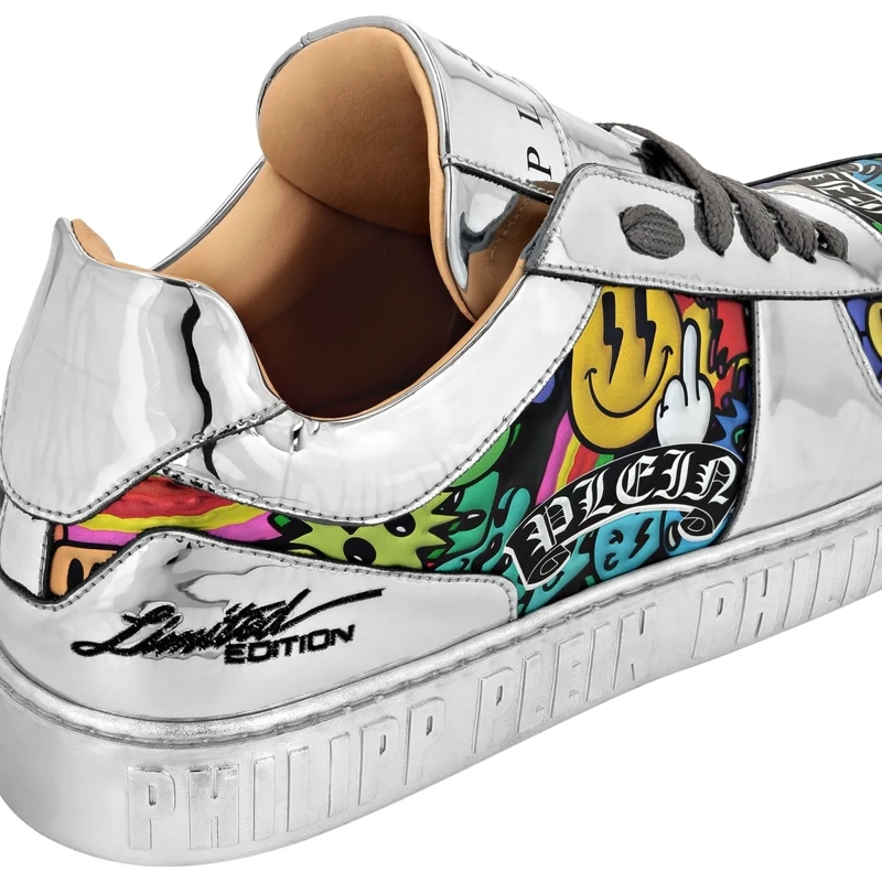 Philipp Plein Low-Top-Sneaker Sneaker Smile silber(Image 4)