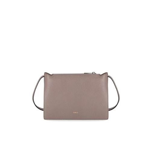 Furla Shoulder Bag Furla Nuvola S Crossbody Stucco Gray