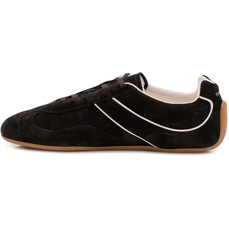 Tom Ford Low-Top-Sneaker Sneakers Lewis in Pelle Scamosciata schwarz(Image 4)
