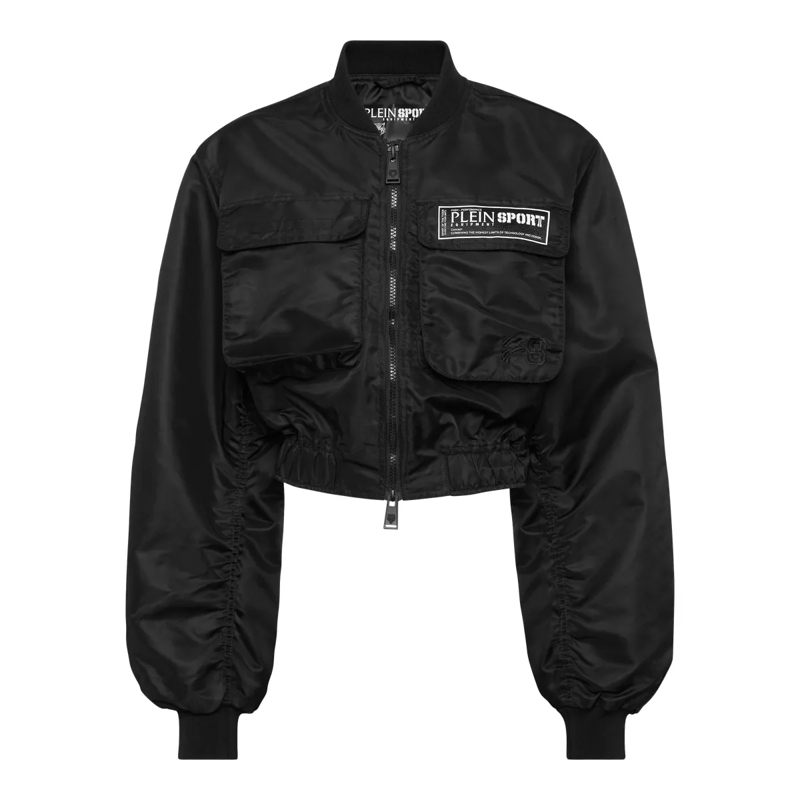 Plein Sport Daunenjacke Bomberjacke schwarz