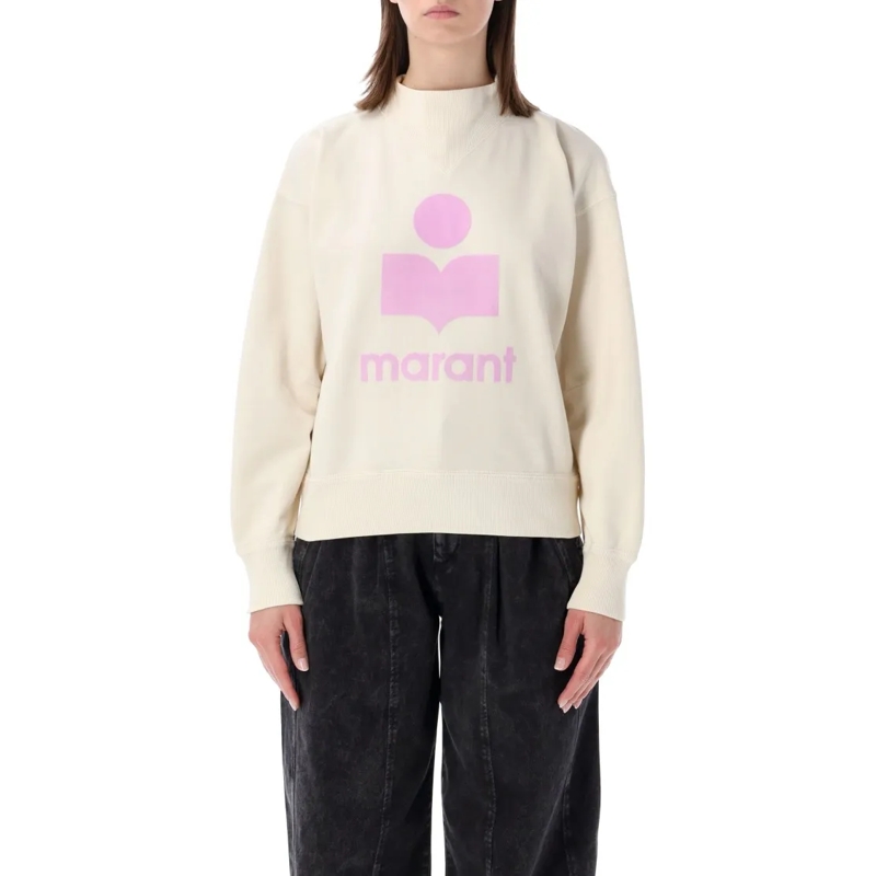 Etoile Isabel Marant  Moby Cotton Sweatshirt Neutrals