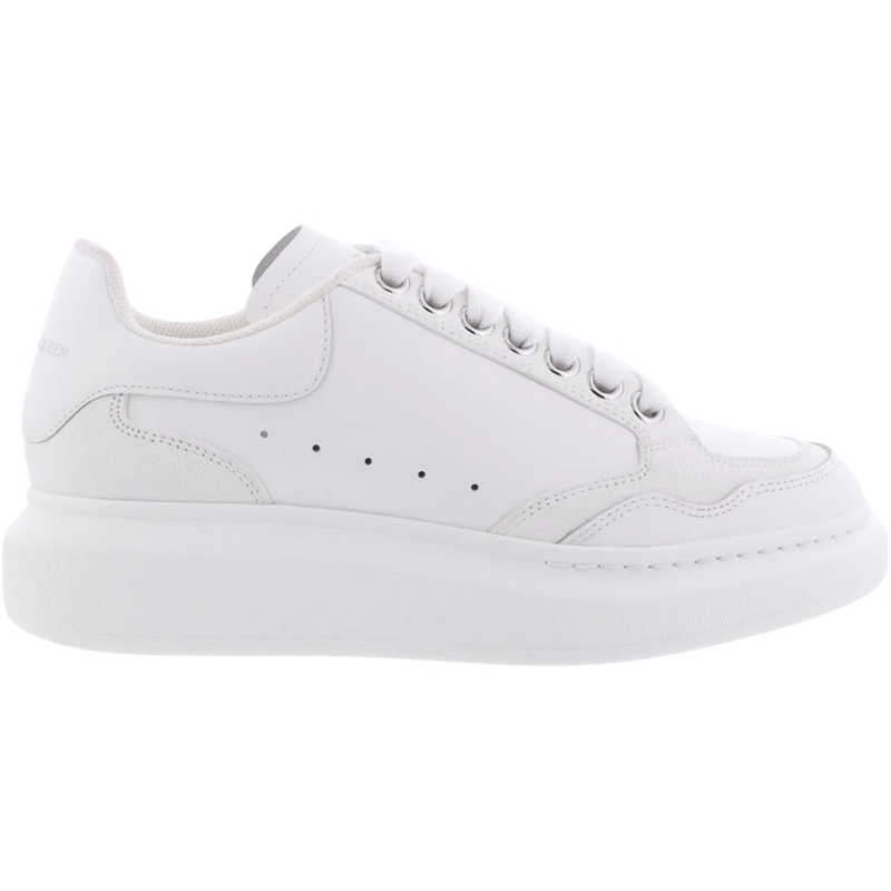 Alexander McQueen Lage-top sneaker Dames Oversized Sneaker Wit/Wit weiß