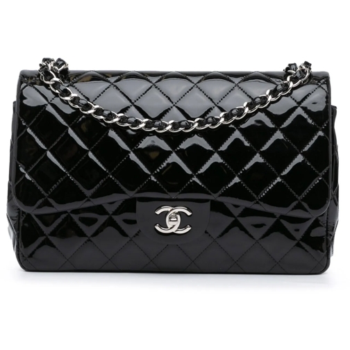 Chanel Sac à bandoulière 2013-2014 Jumbo Classic Patent Double Flap schwarz (Image 2)