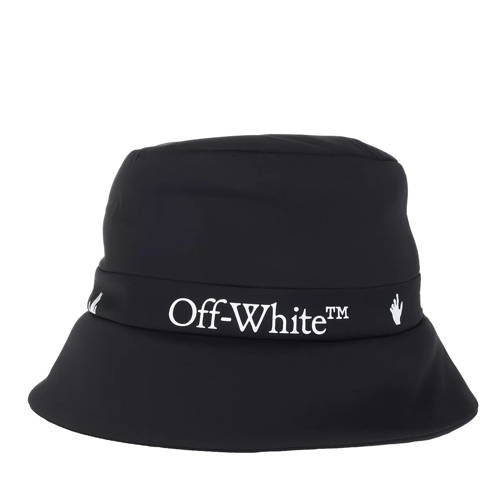 Off-White Logo Rain Cap Black White Stole