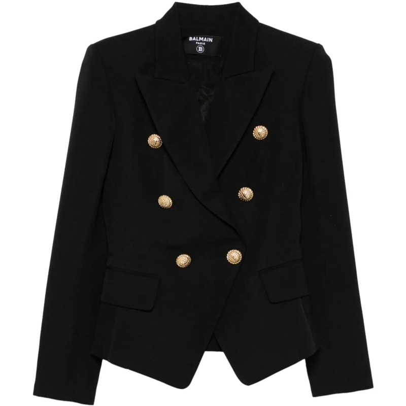 Balmain Veste de transition Jackets Black schwarz