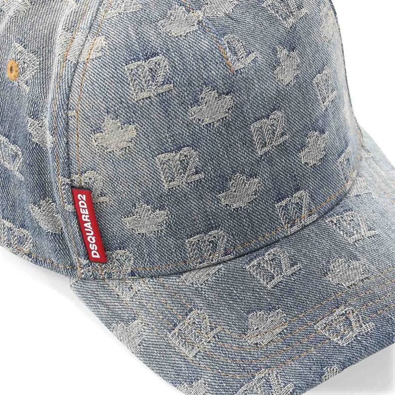 Dsquared2 Chapeau Cap aus Denim blau(Image 4)