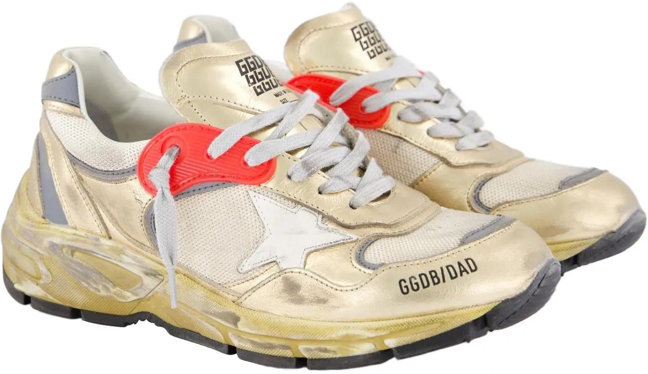 Thumbnail - Golden Goose Low-Top Sneaker - Dames Running Dad Sneaker Metallic - Gr. 38 (EU) - in Gunmetal - für Damen