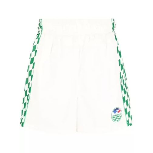 Casablanca Tennis Horizon-Print Elasticated Track Shorts White 