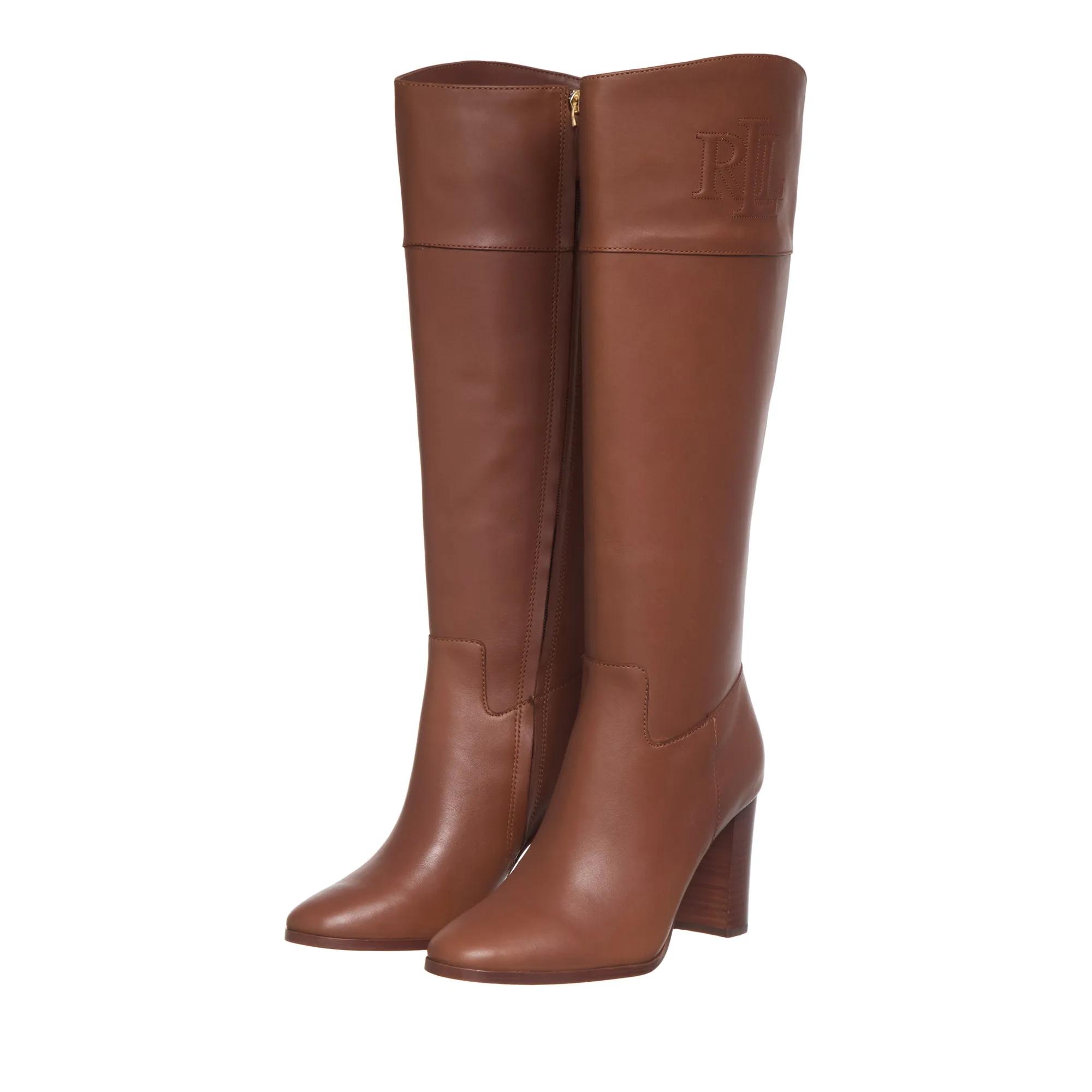 Lauren Ralph Lauren Boots & Stiefeletten - Page Ii Boots Tall Boot - Gr. 36 (EU) - in Braun - für Damen