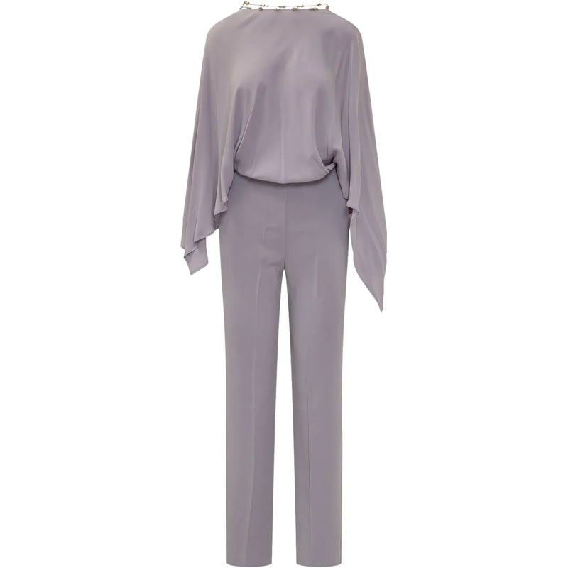 Pinko Jumpsuit Tuta con Maniche Mantella grau