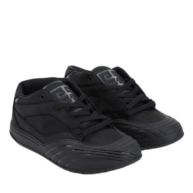 Givenchy Low-Top Sneaker - Black Calf Leather New Line Men Shoes Mid-Top Snea - Gr. 42 (EU) - in Schwarz - für Damen