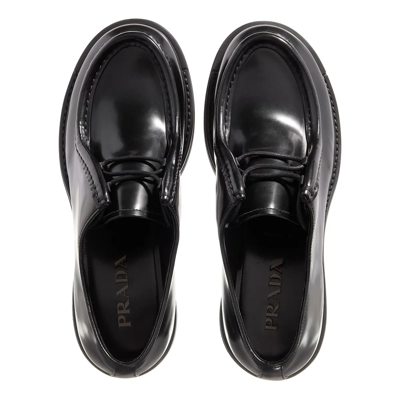 Prada Schnürschuhe Roger Spazzolato Black(Image 4)