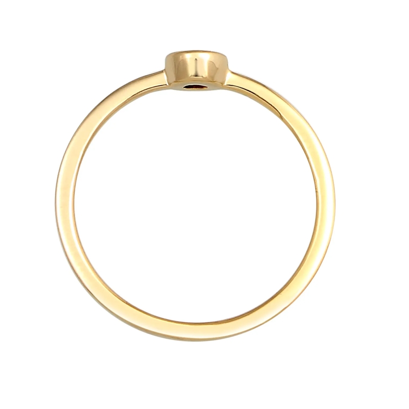 Elli Diamantring Ring Verlobung Solitär Diamant 0.06 ct. 585 Gelbgo weiss(Image 3)