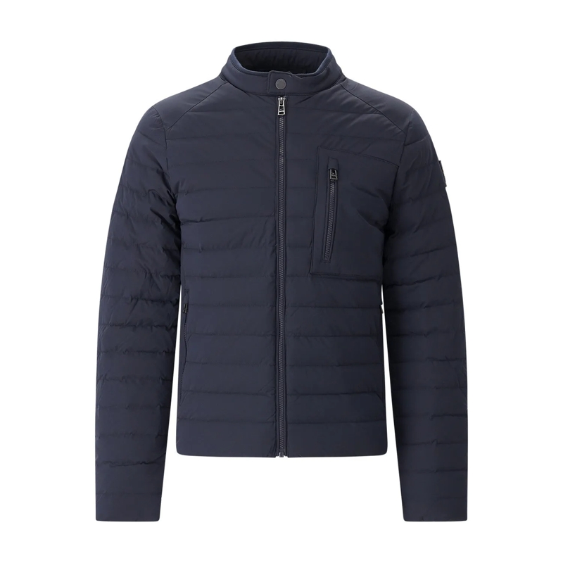 Belstaff Übergangsjacke Jacke mit Logo blau