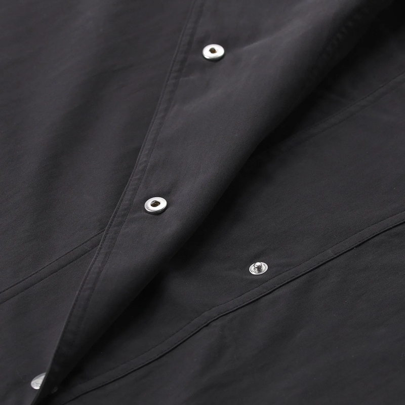 TOTEME Übergangsjacke Jacke aus Baumwoll-Mix schwarz(Image 6)