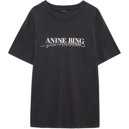 Anine Bing T-Shirts t-shirt vintage black schwarz