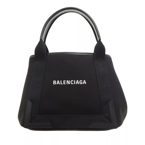 Balenciaga Small Handbag Cabas Black Red Axelremsväska