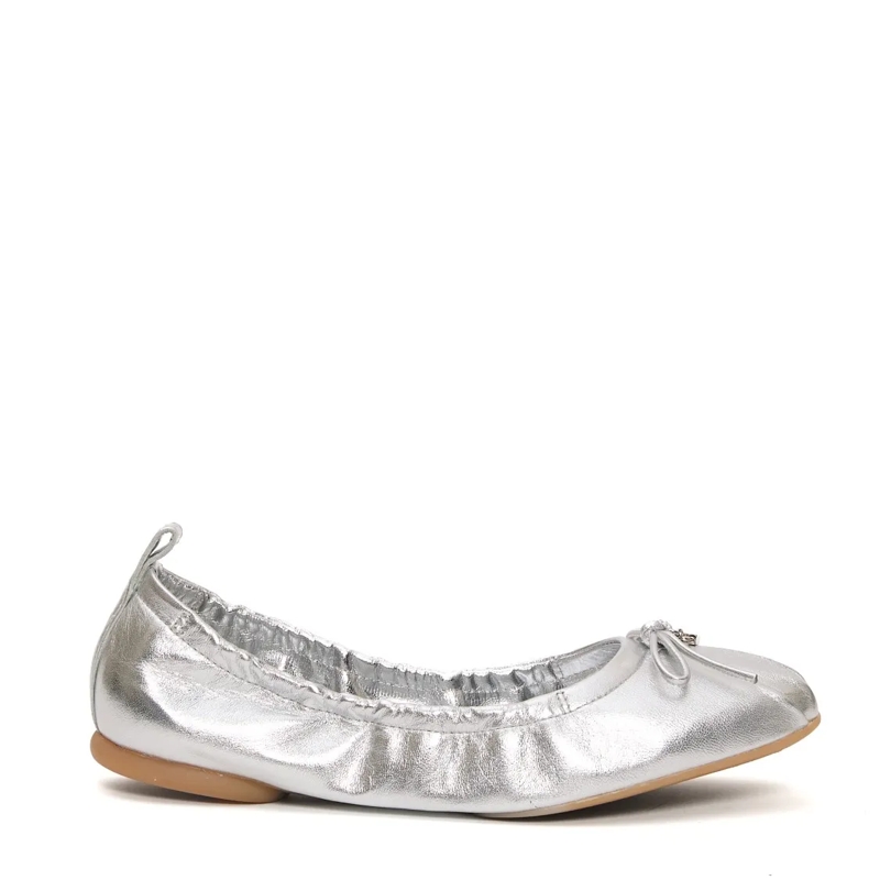Hogan Ballerinas Ballerina Leather Silver Grey