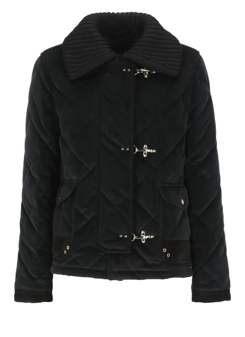 Fay - Padded And Quilted Coat - Größe S - schwarz