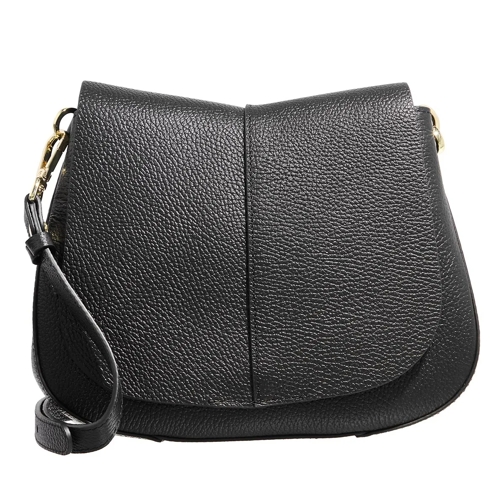 Gianni Chiarini Helena Round Nero Crossbody Bag