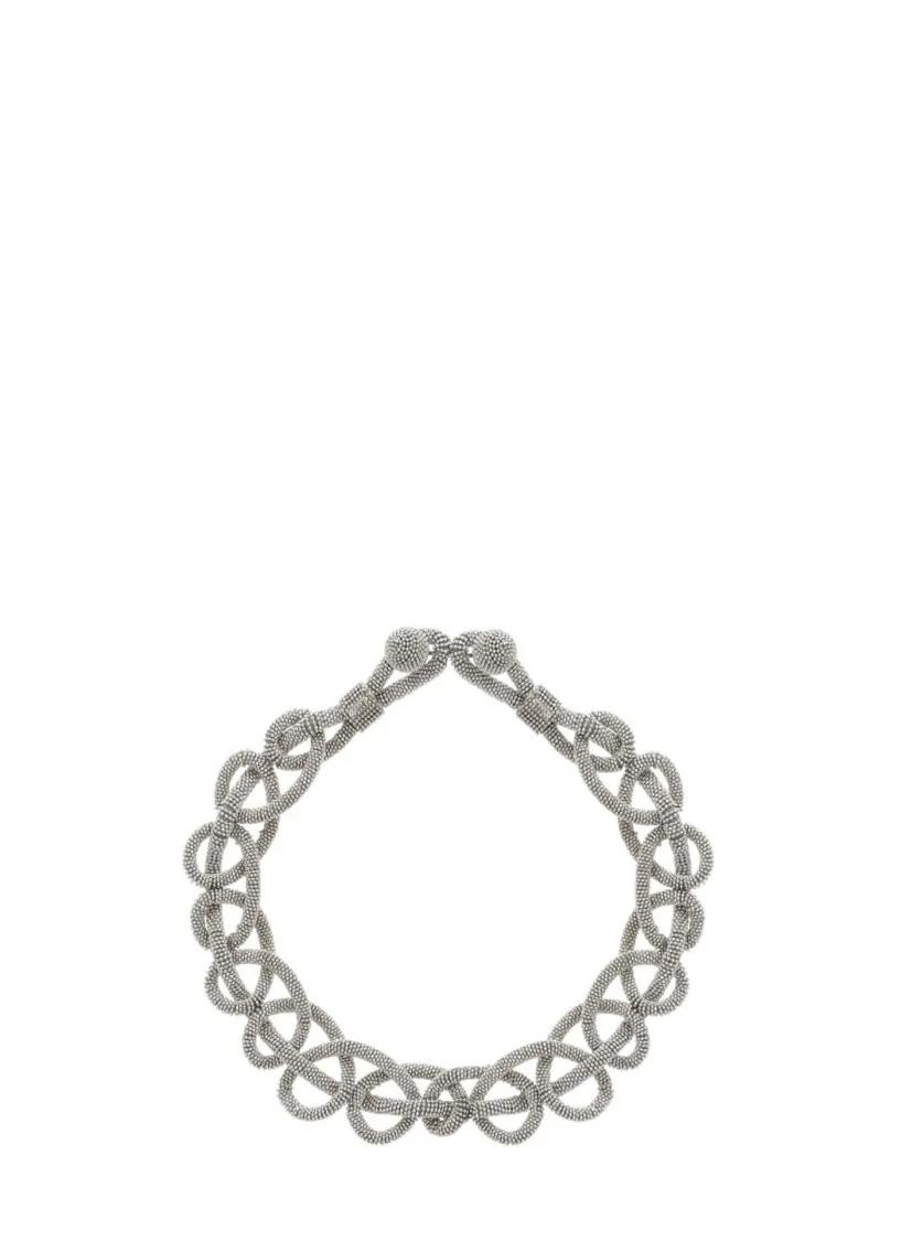 Fabiana Filippi Halskette - Silver Necklace - Gr. unisize - in Silber - für Damen