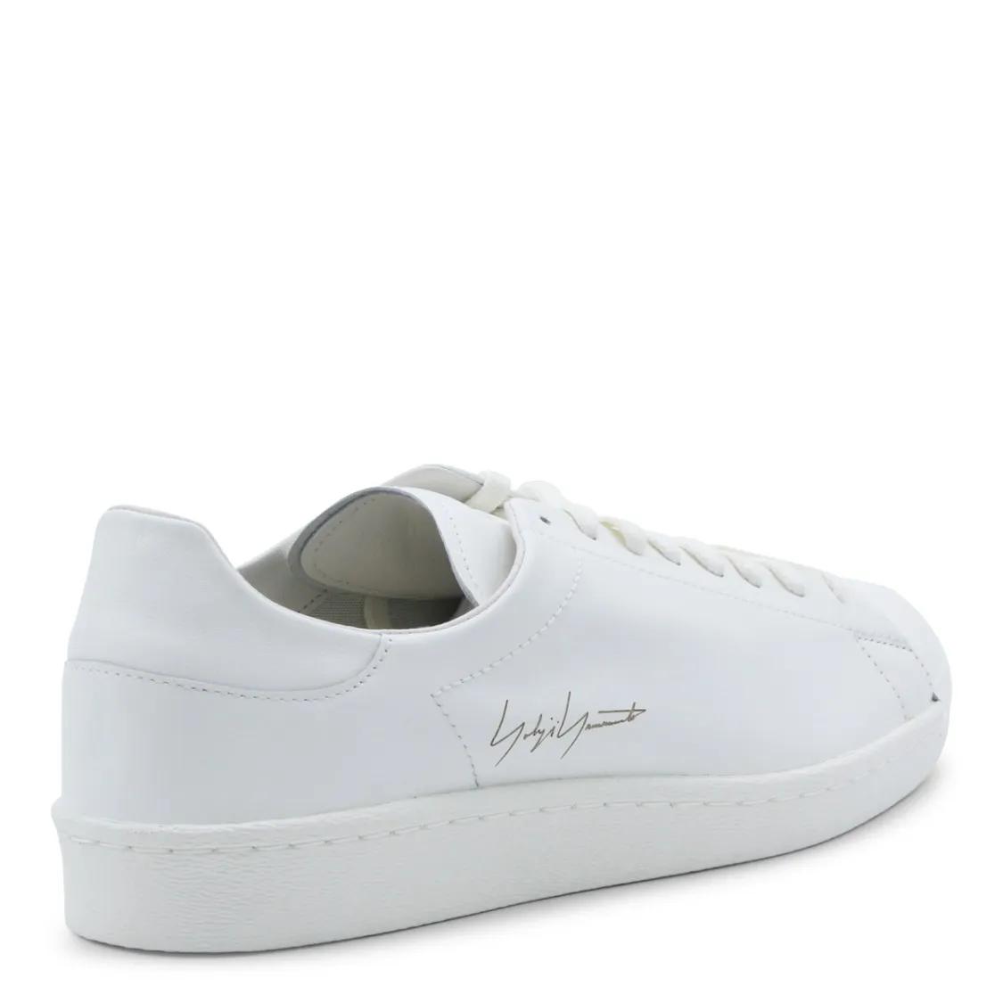 Thumbnail - Y-3 Low-Top Sneaker - White Leather Low-Top Sneakers - Gr. 9 - in Weiß - für Damen