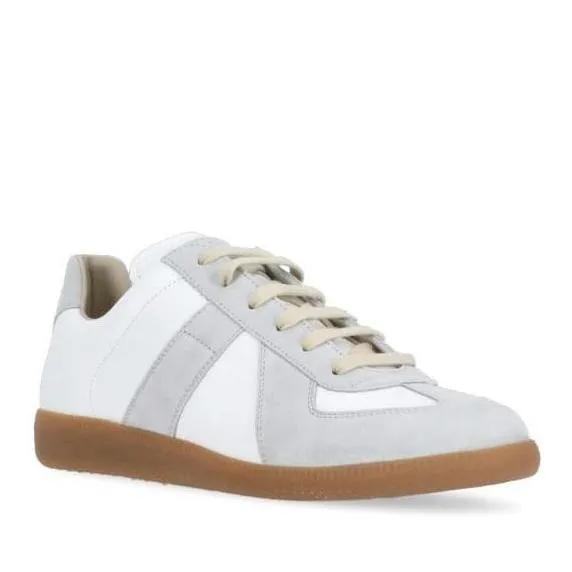 Maison Margiela Low-Top Sneaker - White Leather Sneakers - Gr. 36 (EU) - in Weiß - für Damen