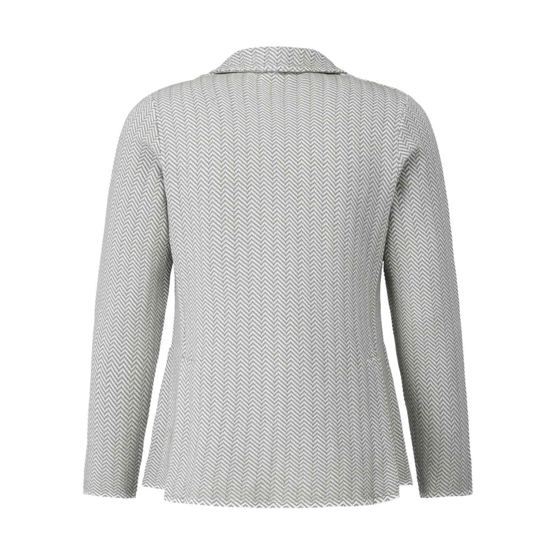 Lardini Anzugjacke Sakko mit Zick-Zack-Muster blau