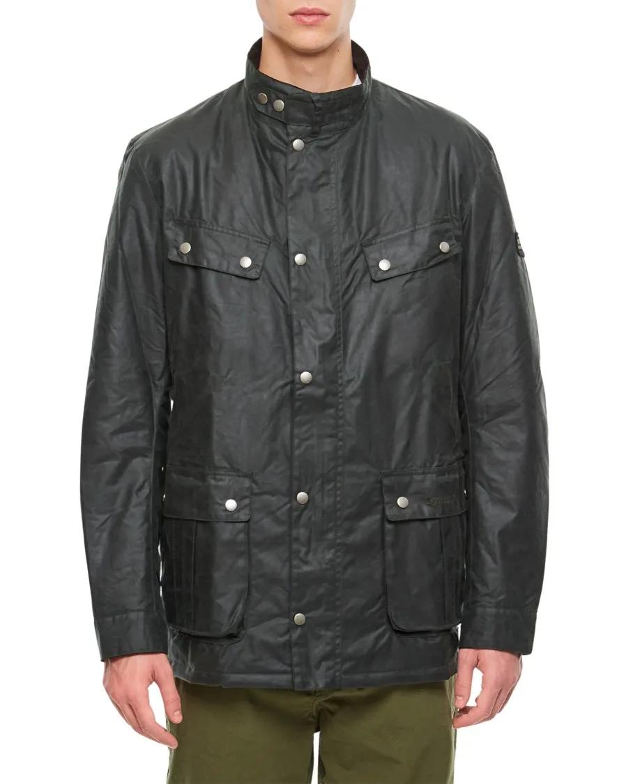 Barbour - Duke Wax Jacket - Größe XL - grün