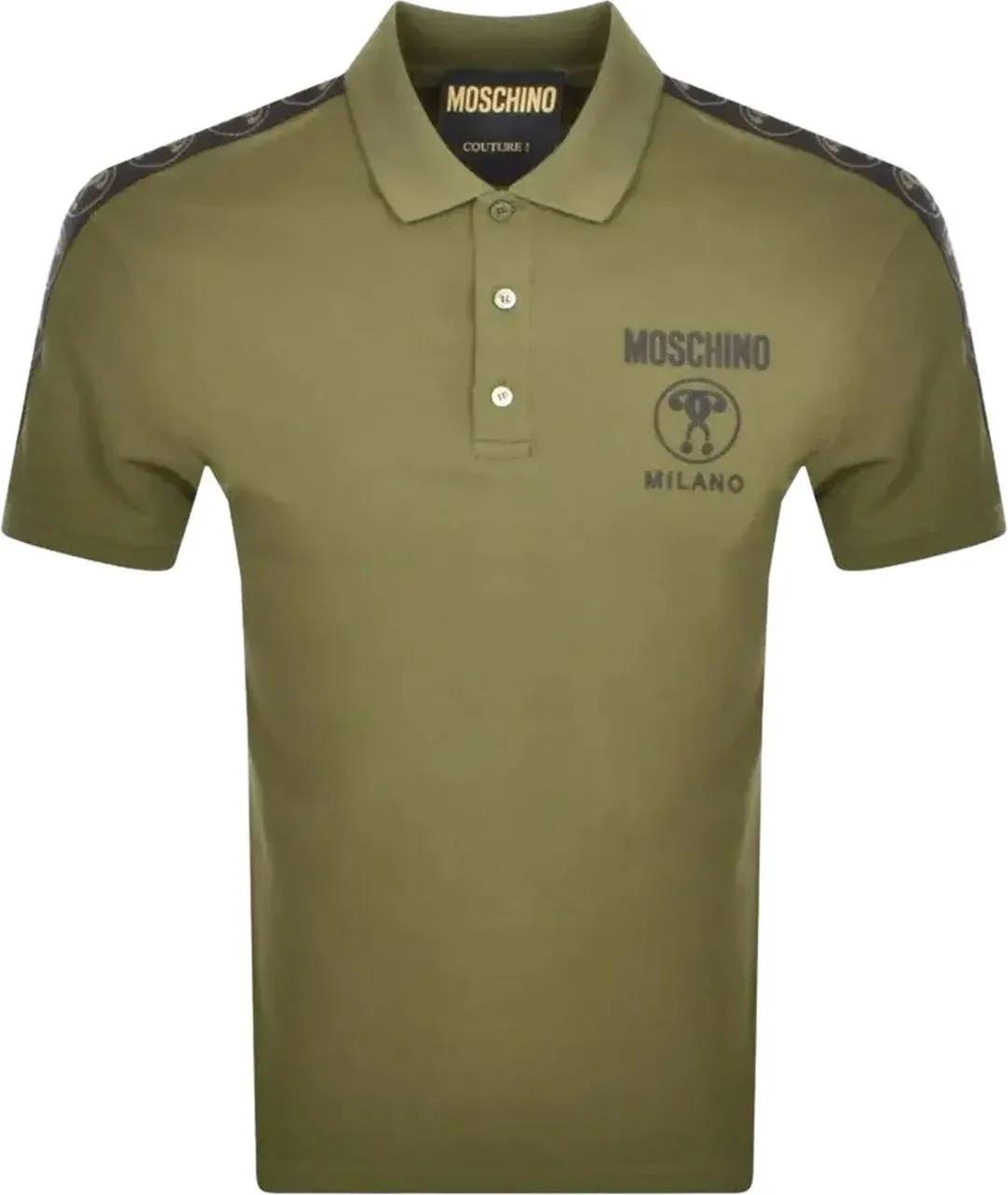 Thumbnail - Moschino - Polo Double Question Army - Größe IT 56 - grün