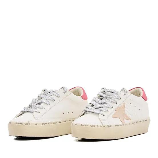 Golden Goose Low-Top Sneaker - Hi Star Leather Sneakers - Gr. 36 (EU) - in Weiß - für Damen