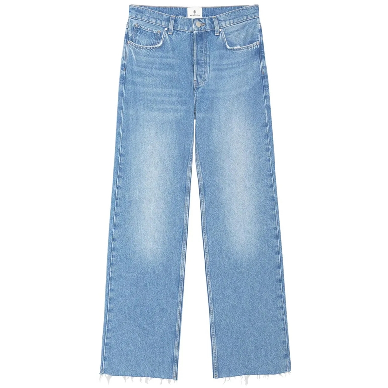 Anine Bing Jeans mit geradem Bein Hugh jeans high rise blau