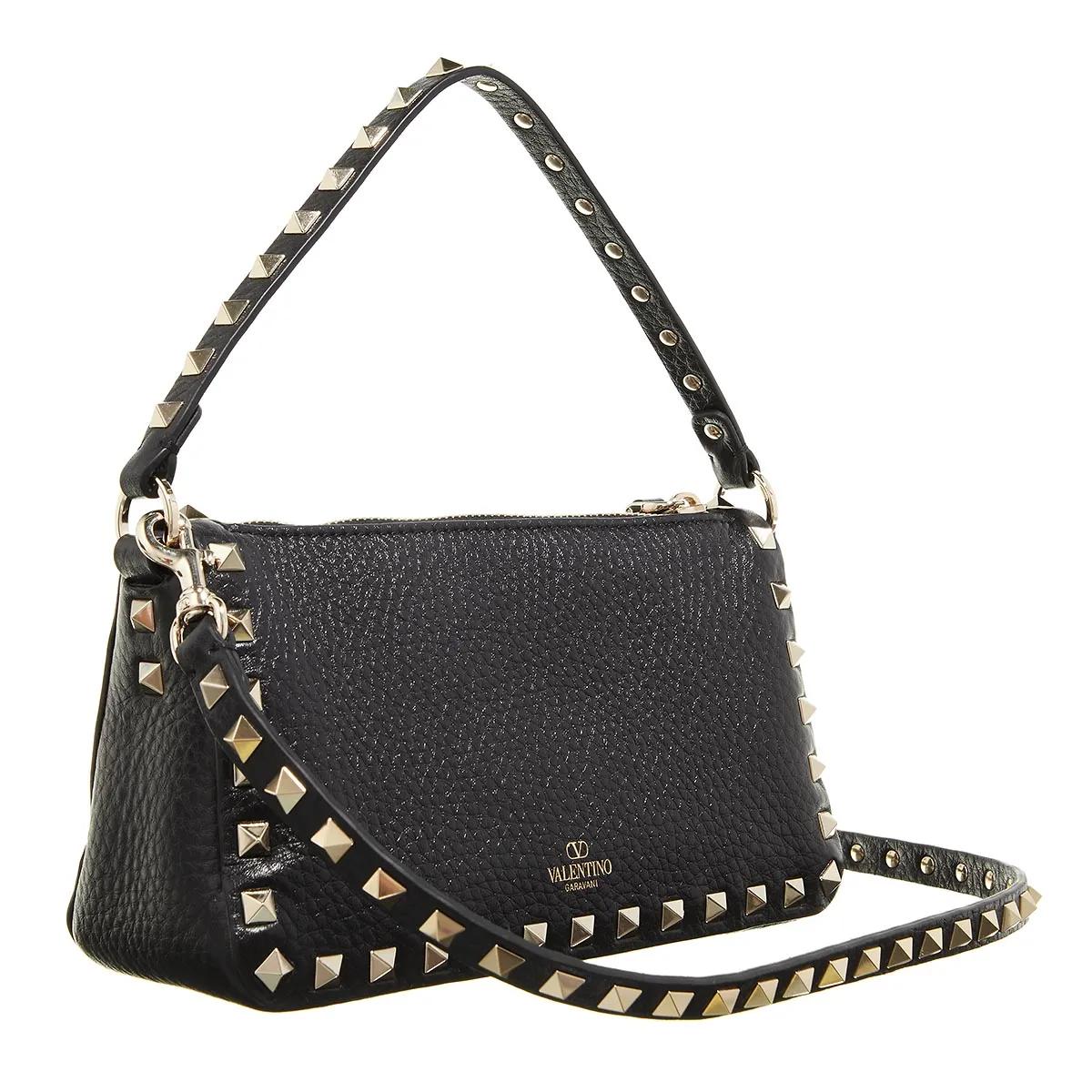 Valentino Garavani Crossbody bags Small Rockstud Shoulder Bag in zwart