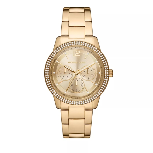 Michael Kors Women Tibby Multifunction Stainless Steel Watch Gold-Tone Quarz-Uhr