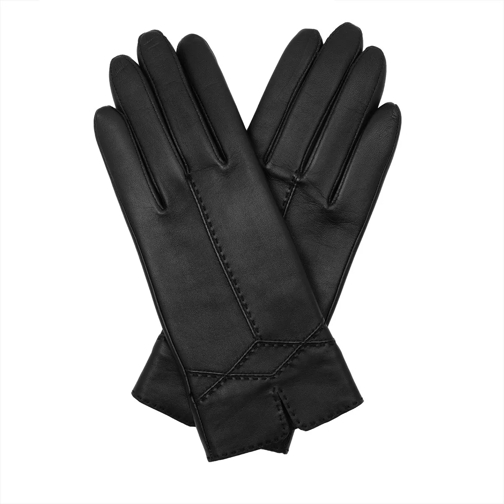 Roeckl Women Delicate Heritage Stitching Gloves Black Handschuh