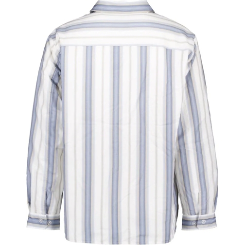ØLÅF Gilet \u00F8l�f Padded Stripe Overshirts Wit M160509 weiß (Image 2)