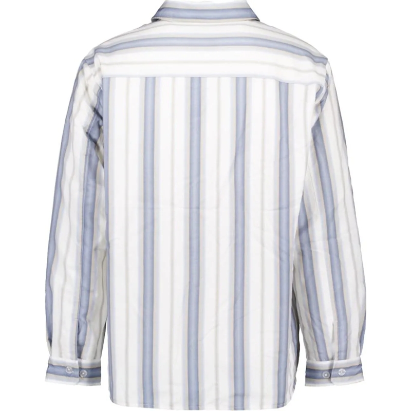 ØLÅF Weste olaf Padded Stripe Overshirts Wit M160509 weiß(Image 3)
