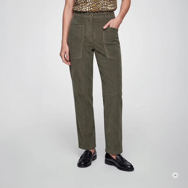 Marc Aurel Hose Hose- angesetzter Bund- aufgesetze Taschen- Ba grün(Image 3)