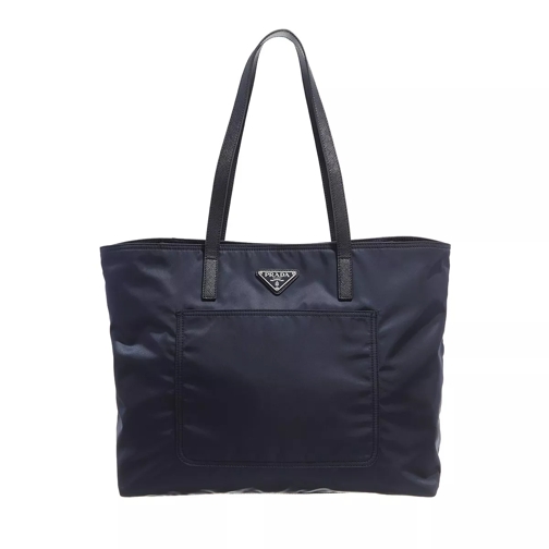 Prada Nylon Shopping Bag Bleu Shopper