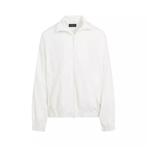 Balenciaga Medium Fit Tracksuit Jacket White 