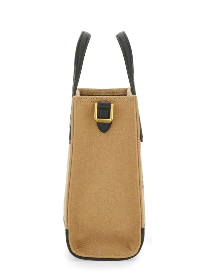 Bally Shoppers & Totes Structured Bag With Prominent Logo in beige