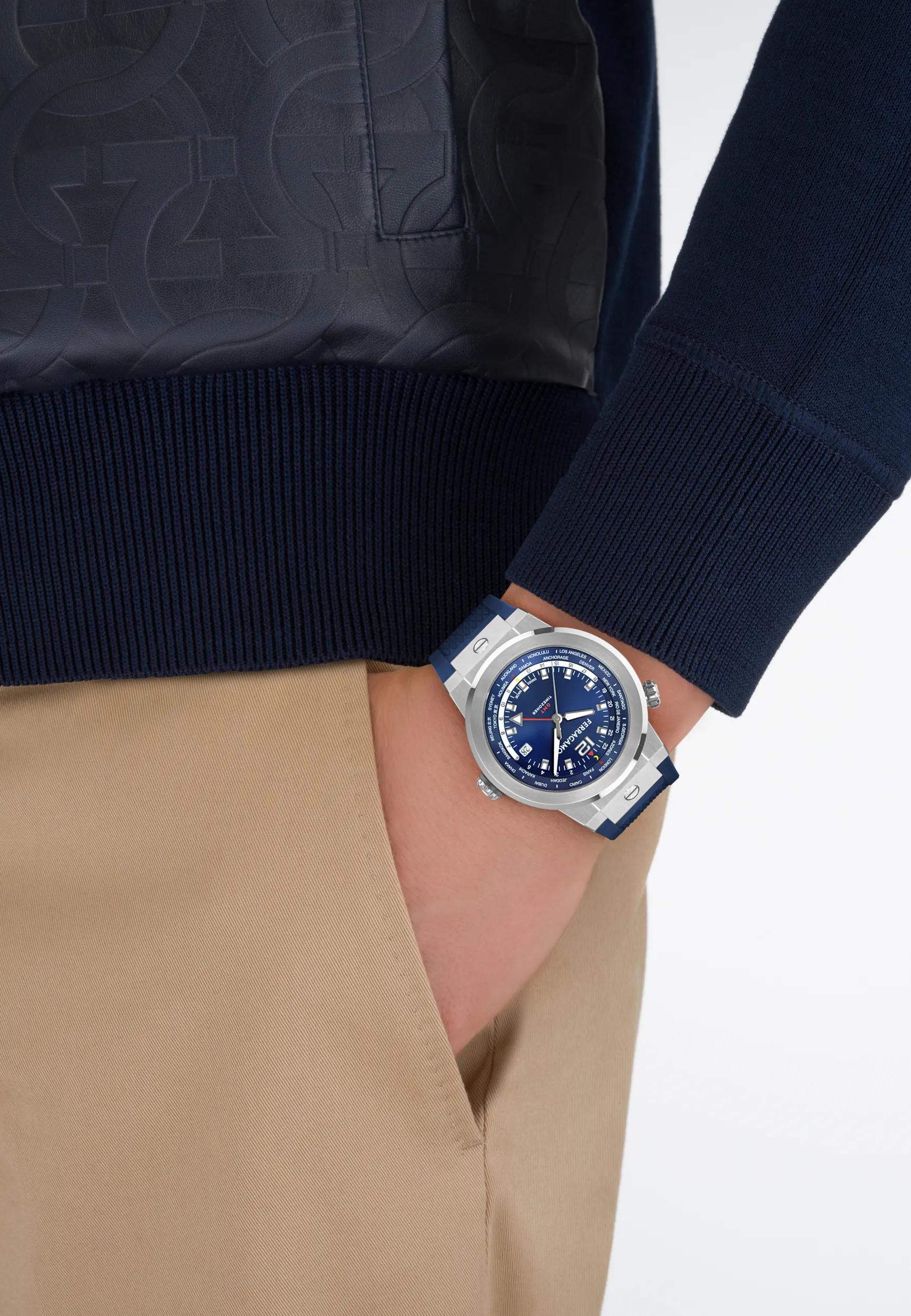 Thumbnail - Salvatore Ferragamo Uhr - Quarz Analog Uhr Ferragamo Duo - Gr. unisize - in Blau - für Damen