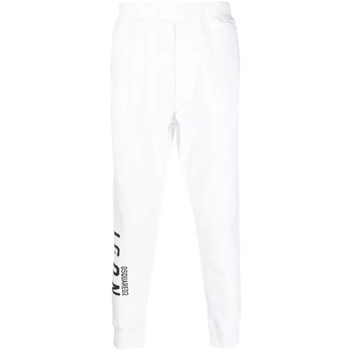 Dsquared2 Logo-Print Track Pants White 